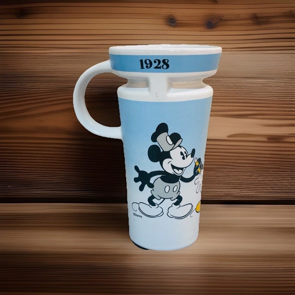 Walt Disney Mickey Mouse Through the Years 1928 to Today Ceramic Tea Coffee Mug - Picture 1 of 11